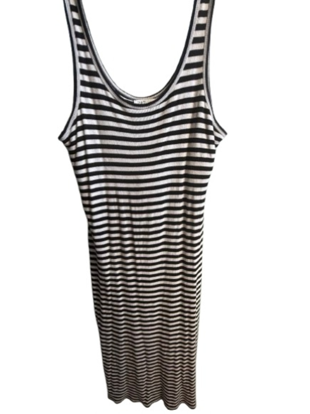 Maurices Black and White Striped Midi Dress